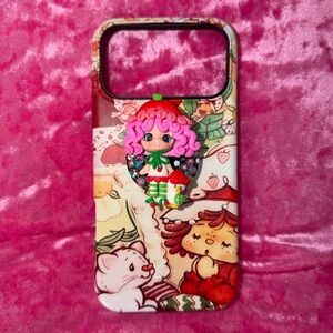 iPhone 17 Pro Max strawberry Shortcake phone case